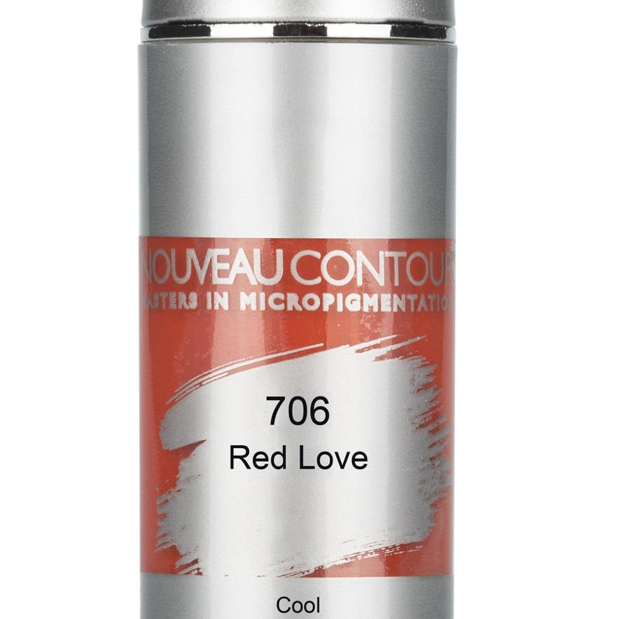 706-Red Love- Organic Lip pigment 10ml