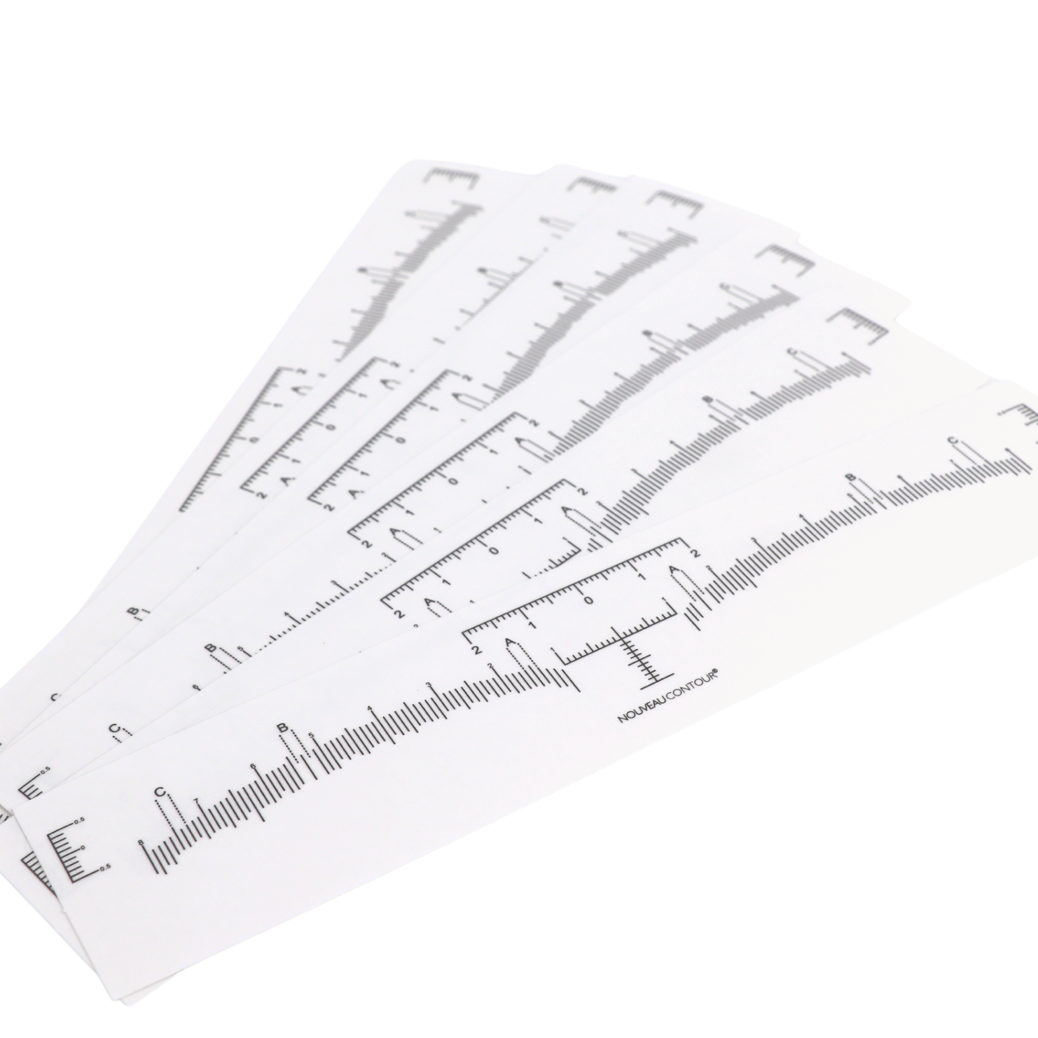 Disposable Brow Rulers (25-pack)